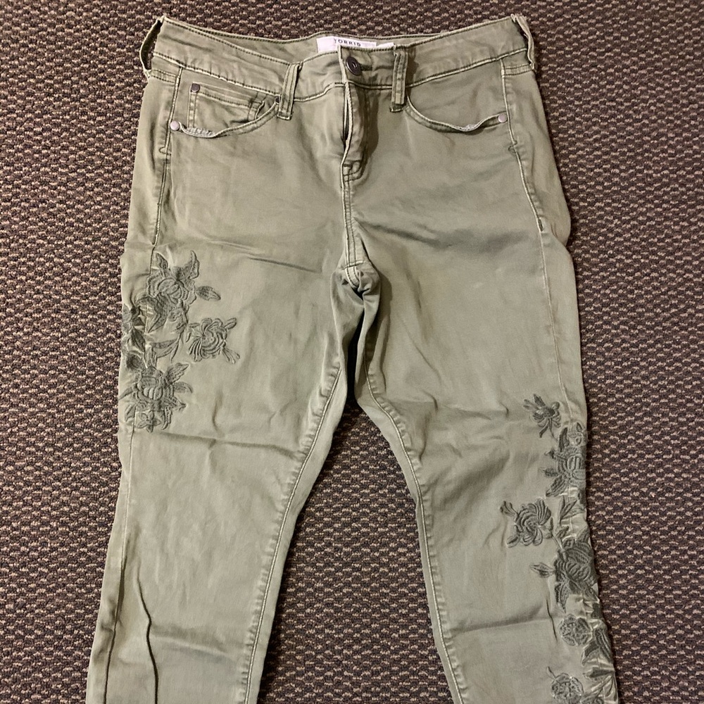 Green jeans